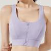 Miling Women's Zipper Sports Bra Yoga Vest