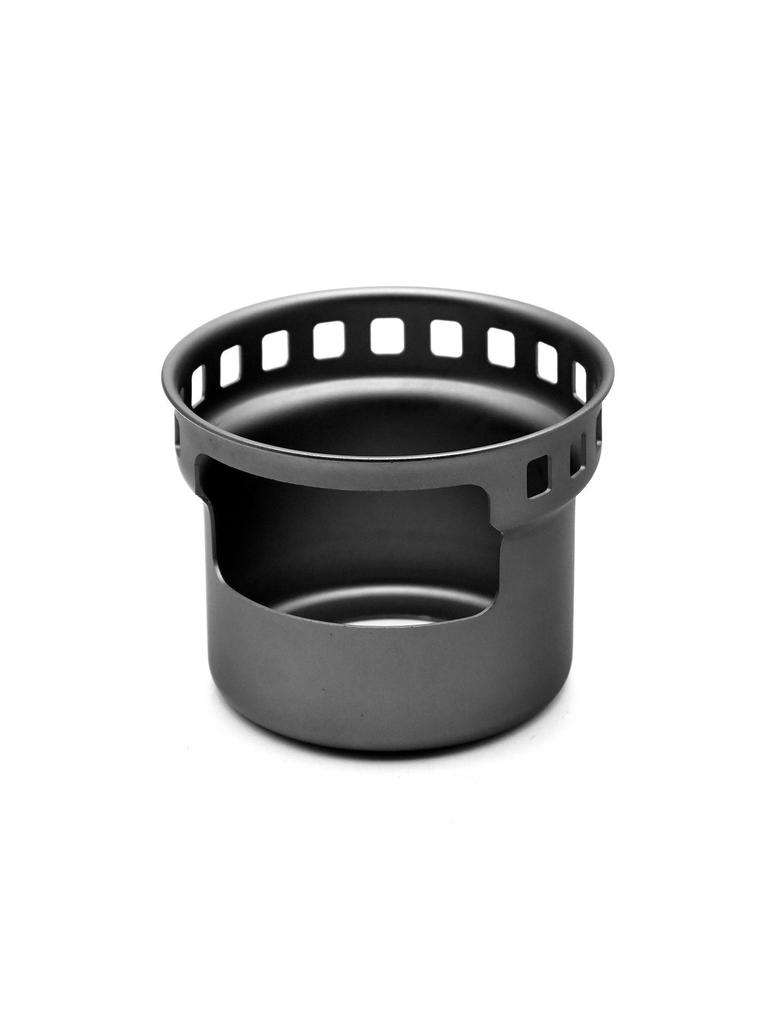 Windproof Mini Outdoor Camping Alcohol Stove with Solid & Liquid Fuel Compatibility
