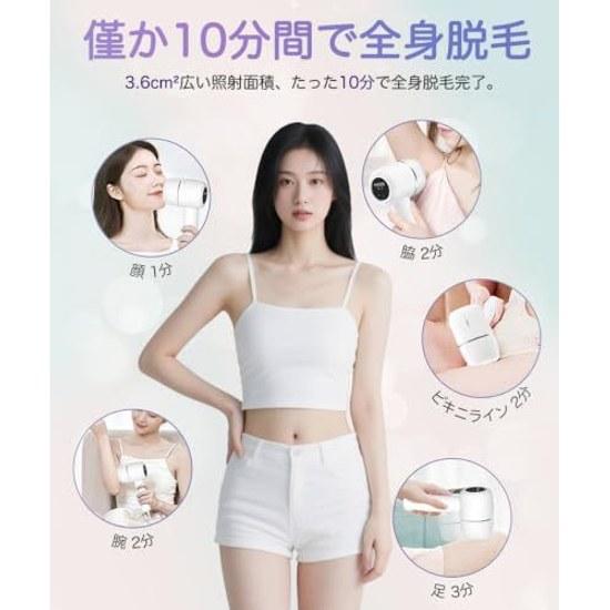 Hair Removal Device2026 Latest modelSalon-grade IPL Light Men Women Home-use Device VIO Compatible Suitable Beard Full Body High Output 15.58J 900000