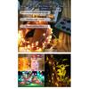 20M/65.6ft 200 LEDs Fairy Lights Copper Wire Lamp Christmas String Light 8 Lighting Modes with Remote Control 3 * AA Cell Powered for Wedding Party