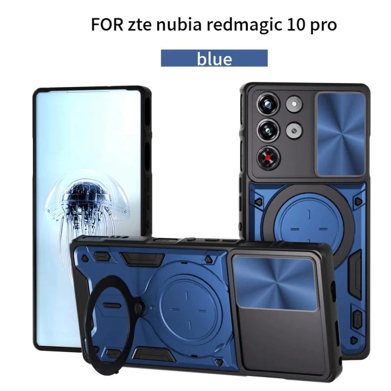 Совместимый магнитный чехол-подставка для телефона Nubia Red Magic 10/10s Red Magic 10 Pro+/10S Pro+ синий