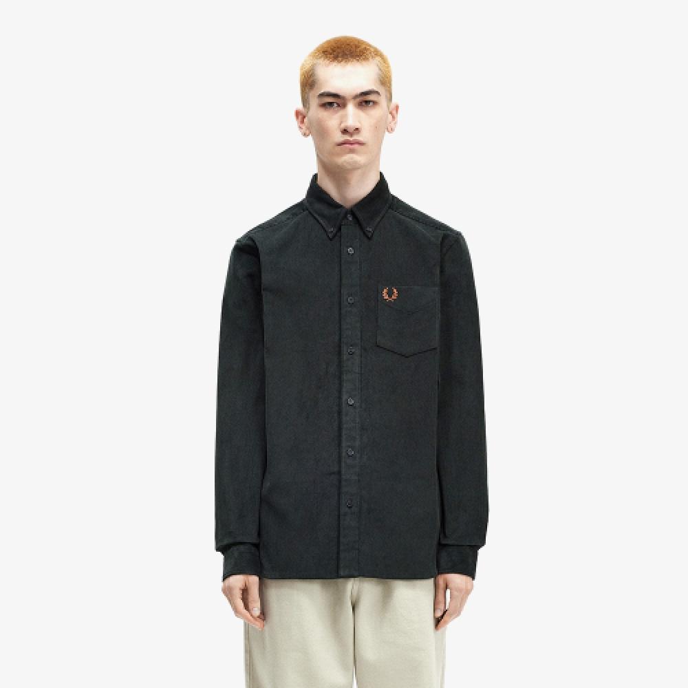 

Fred Perry [sharp] Corduroy Shirt Night Green Afpm2438726 Q20 L