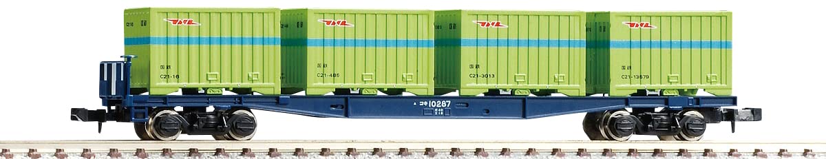 

TOMYTEC TOMIX N gauge Koki 10000 with containers 2756 model railroad freight car