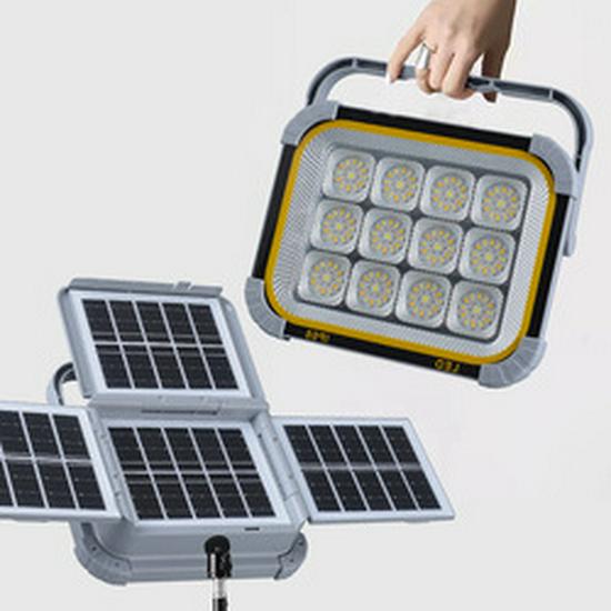 Solar-Powered Super Bright LED Waterproof Floodlight for Outdoor Use