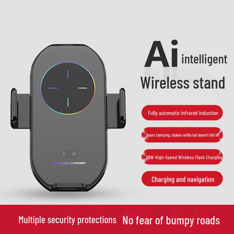 2023 New Model Portable Automatic Induction Car Phone Holder & Wireless Charger