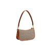 Coach Swinger 20 Classic Monogram Fabric And Leather Mahjong Bag Women Handbag Brown CM509-B4TA7
