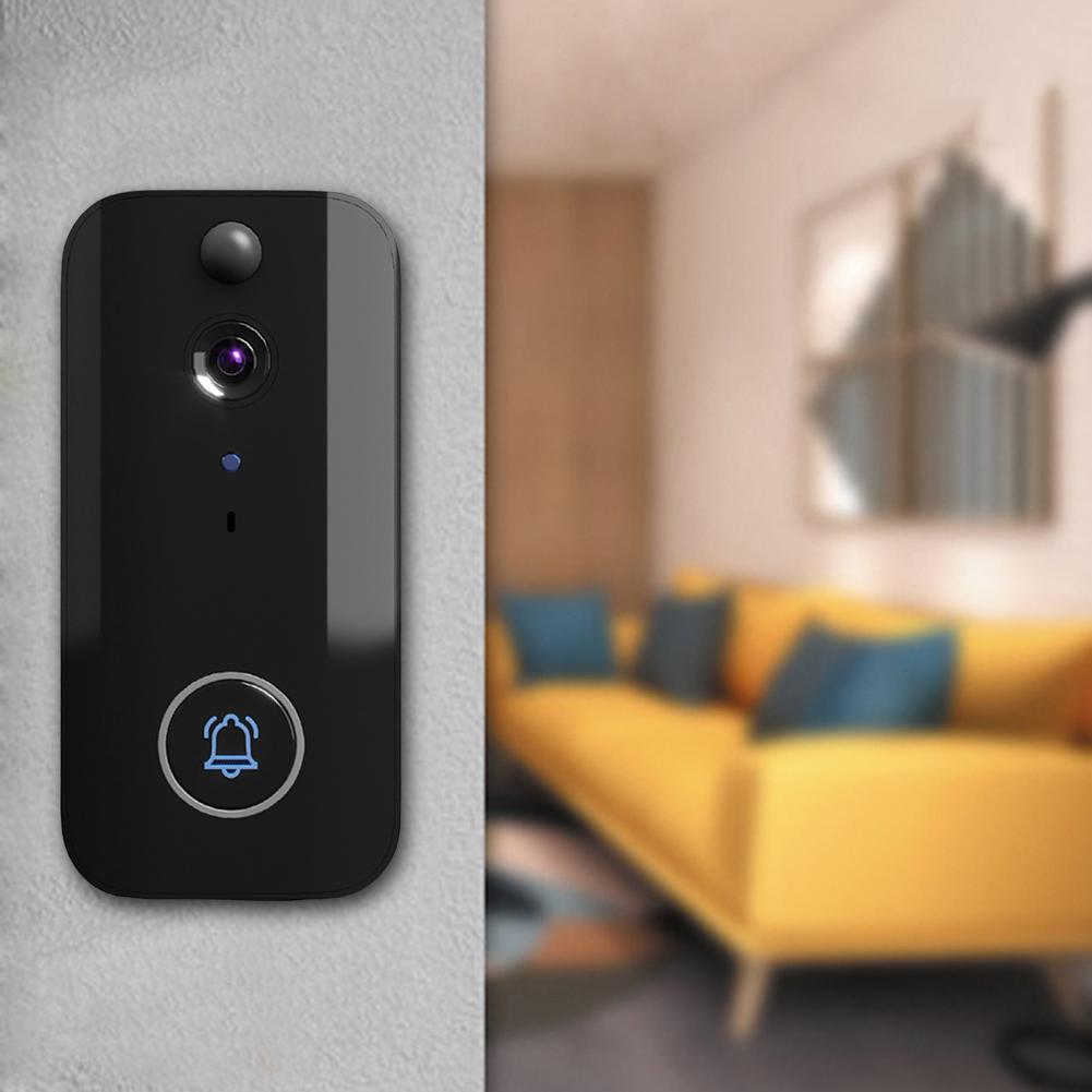 WiFi Wireless Video Doorbell IR Night Vision Doorbell Camera Motion Detector Visual Doorbell 2-Way Talk Home System
