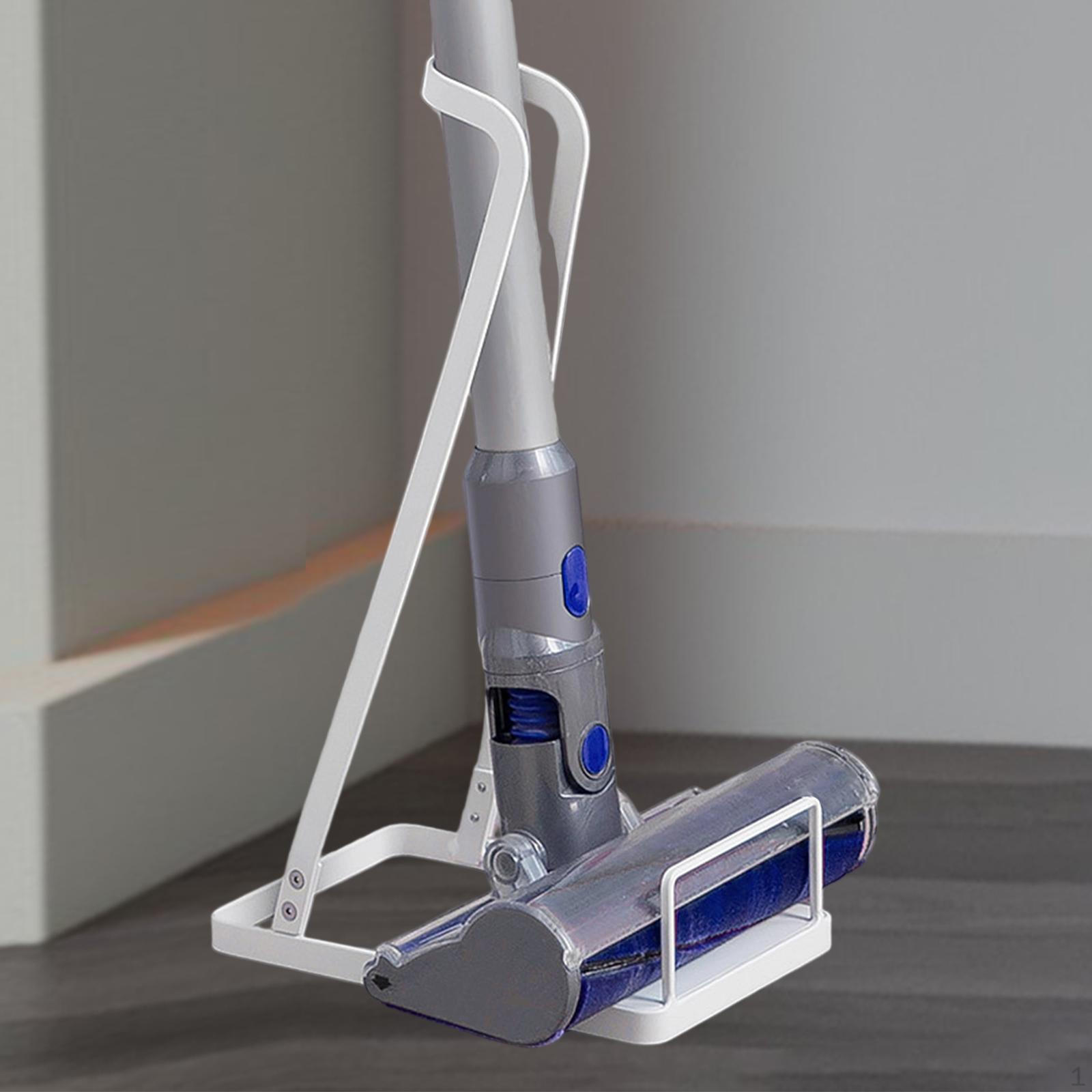 

Vacuum Cleaner Holder, Support Bracket, Metal Storage Rack for Living Space білий