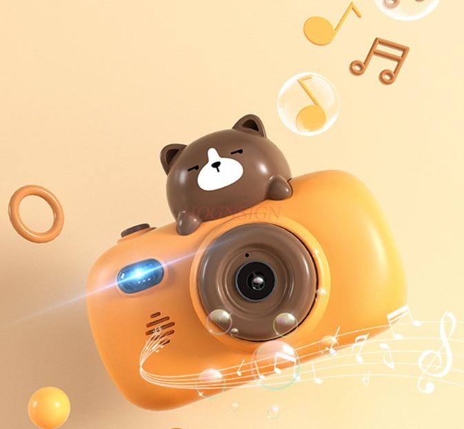 Children'S Bubble Machine Handheld New Fully Automatic Bubble Camera Toy