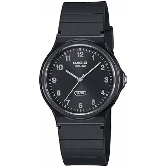 Montre - Casio - MQ-24B-1BEF - Résine noire - Quartz - Analogique