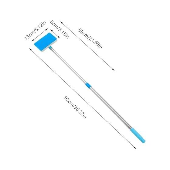 Aquarium Cleaning Tools Aquarium Cleaning Brush Moss Removal Sponge, Adjustable Algae Scraper with Sponge - Aquarium Cleaner Accessories Cleaning