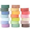 YUBBAEX Volume 20 Plain Masking Tape Set Colors Rainbow Washi Art DIY Crafts Bullet Journal Supplies Planner Scrapbooking Cards Gift Wrapping