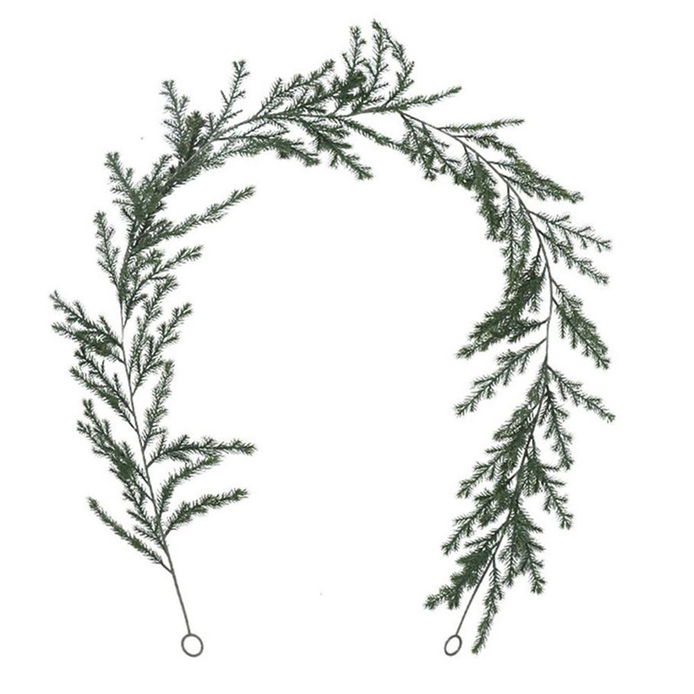 6ft Christmas Garland, Realistic Pine Garlands Christmas Decorations, Artificial Faux Greenery Garland For Mantle Indoor Home Xmas Holiday Decor