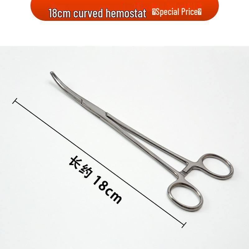 Stainless Steel Hemostatic Forceps - Straight/Curved Head, Surgical/Vascular Use, In Stock