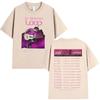 2026 Ed Sheeran Loop Tour Global Tour Mercah Tshirt Unisex Unisex New Fashion Crewneck Cotton Tee Street Loose Casual Oversized Top