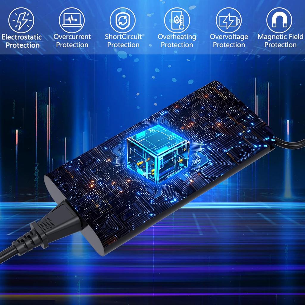 180W GaN Charger for Dell Precision 7680 7670 7770 7780,Dell G7 7588 7590 7790 DA180PM210 LA180PM210 HA180PM210 Gaming Laptop Adapter