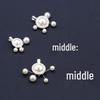 Elegant Pearl Hair Clip Set - Princess Style Decoration for Parties