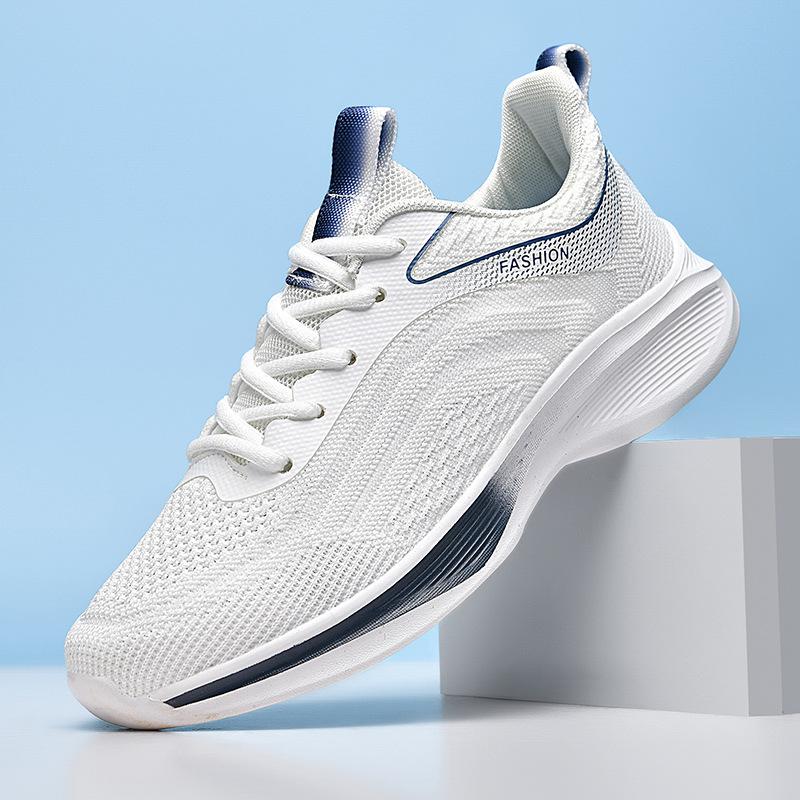 Junior High School Students Sports Shoes Men's Running Shoes Student High School Entrance Examination Special Shoes Youth Breathable Non-slip Lightwei