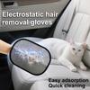 Pet Hair Remover Brushing Gloves – Remove Fur from Clothing, Furniture, Car Seats, Bedding & Upholstery Lint Hair Grooming Tool