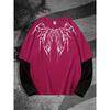 Y2K High Street Hip-Hop Dark Style Print Long-Sleeve T-Shirt, a Trendy Casual Style for Everyday Wear, Perfect for Street Fashion Enthusiasts