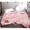 Frühling Sommer Einfarbig Steppdecke Maschinenwaschbar Baumwollsteppdecken Weiche Hautfreundliche Decke für Kind Erwachsene Bett