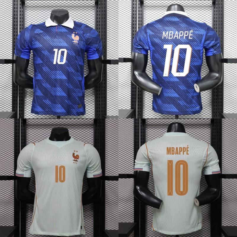 2026-2027 France Home/Away Soccer Jersey Player Version Mbappe 10 Football Shirt