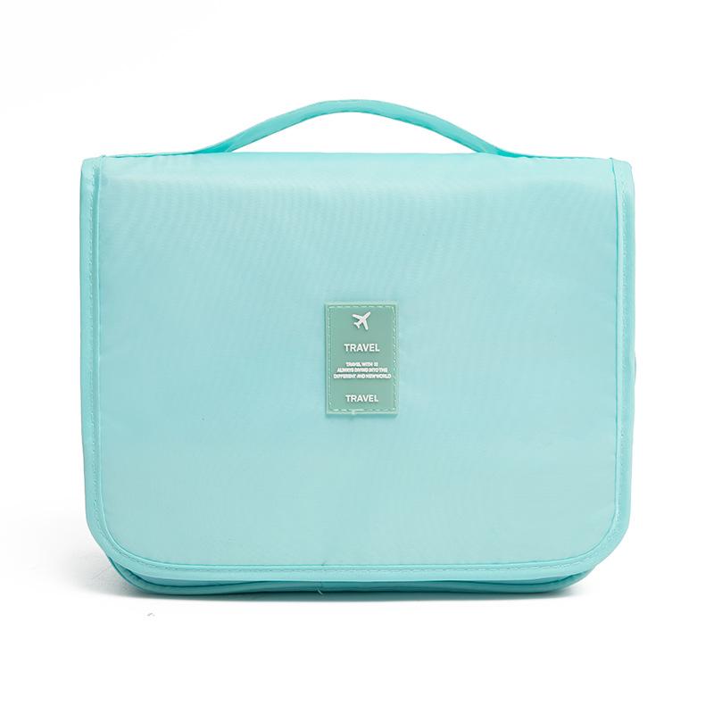 Large Capacity Portable Toiletry Bag with Travel Hook and Stylish Design