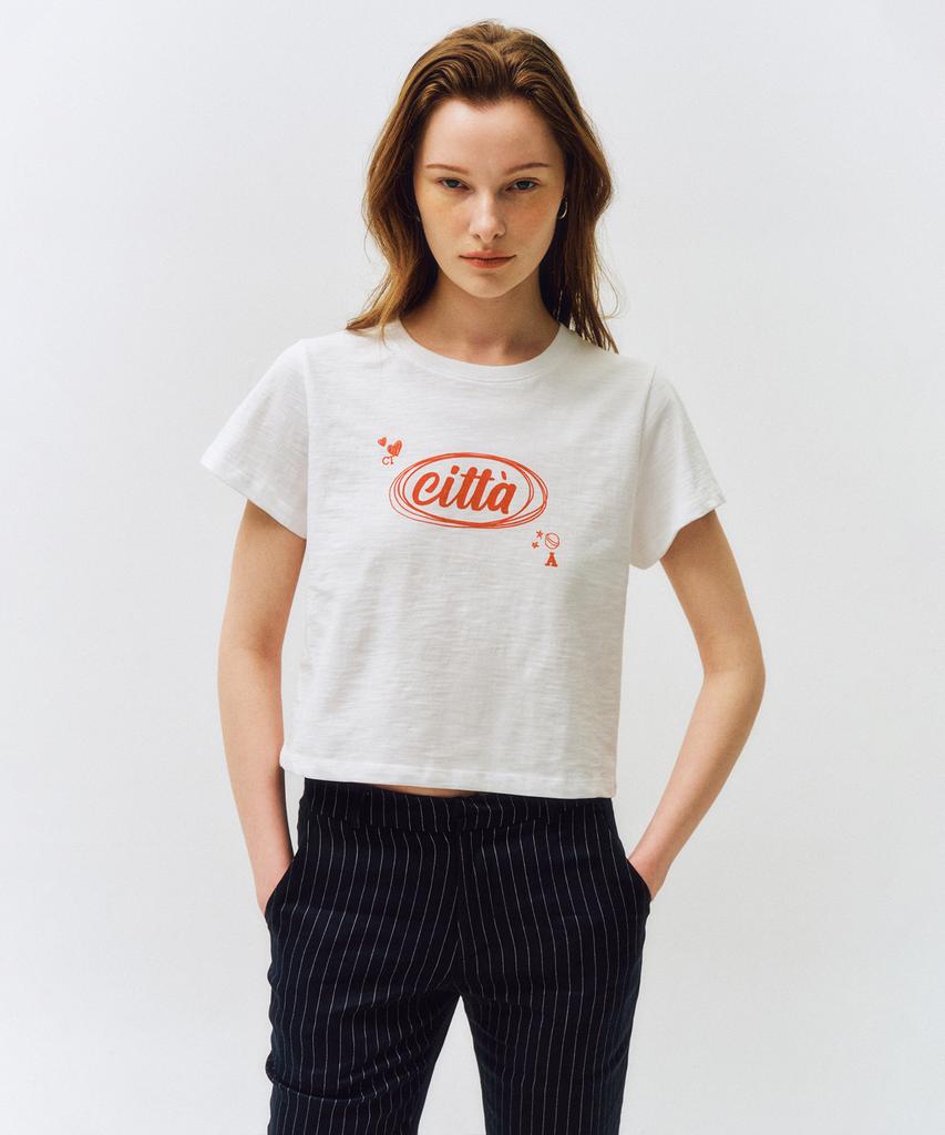 CITTA Drawing Cita Logo T-Shirt_Ctt377 (Red)
