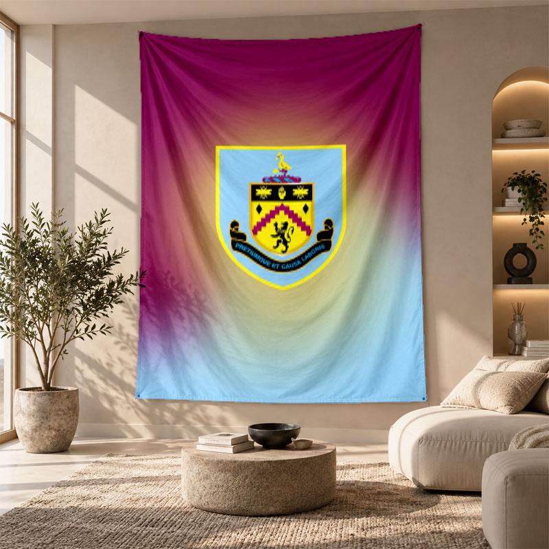 Decorative Tapestry,Burnley Football Printed Wall Art, Lightweight Wall Hanging For Bedroom Background