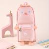 Large-Capacity Cute Cartoon Animal Pencil Case - Durable Oxford Fabric, Perfect for Students & Everyday Office Supplies