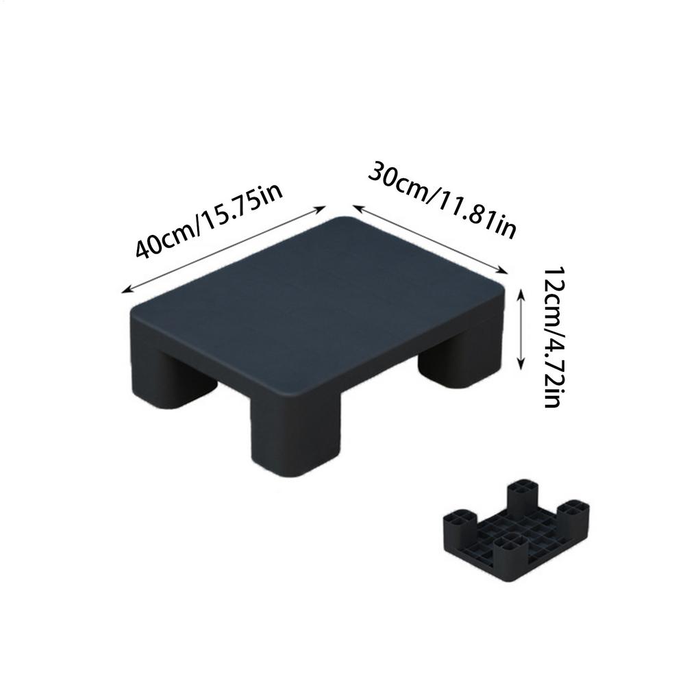 

Warehouse Pallets Lightweight Waterproof Organization Risers Floor Display Pallets for Indoor Outdoor Garage Supermarket чёрный