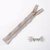 Metal Closed-End Light Gold Zipper for Handbags, Pencil Cases, Wallets, and Clothing