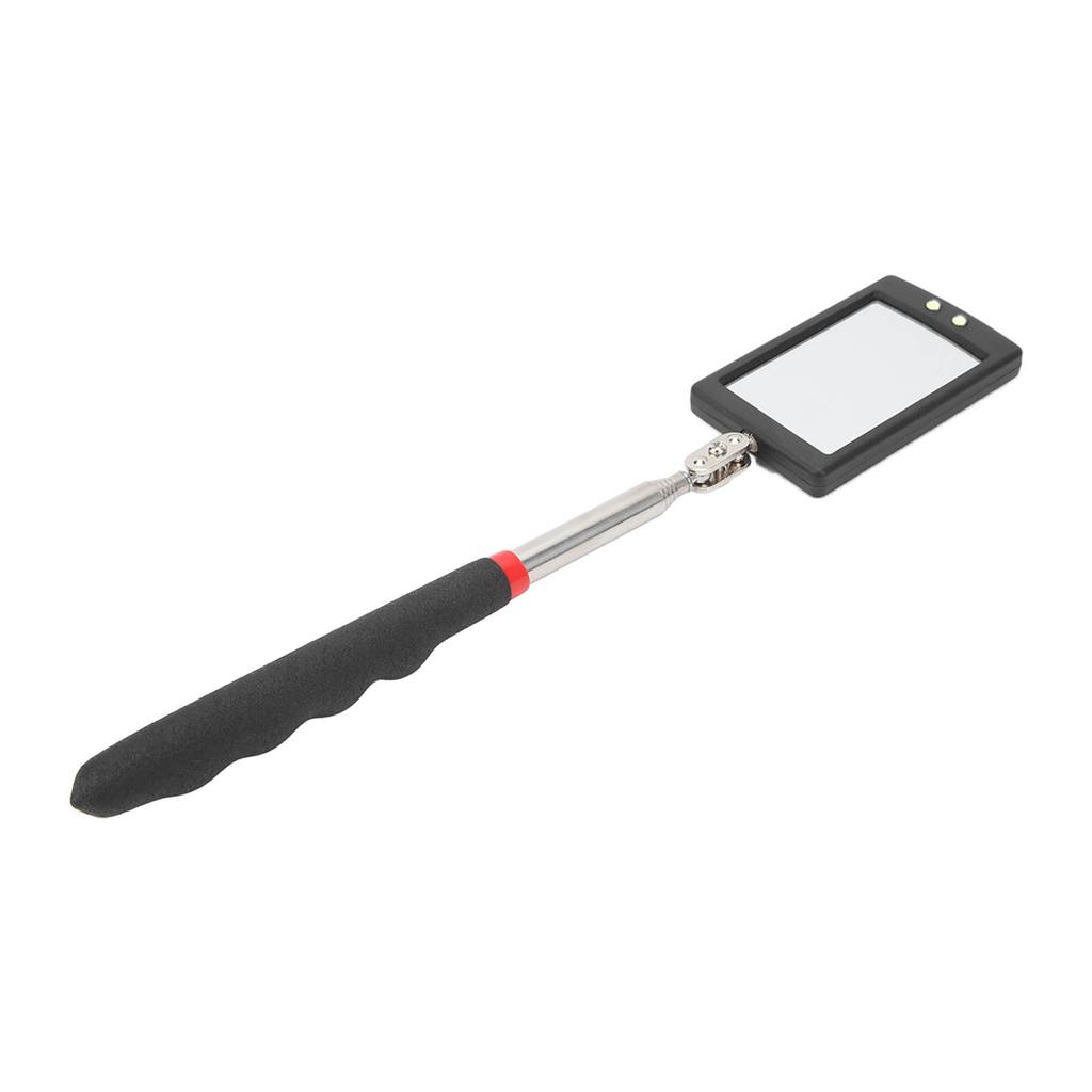 Telescopic Inspection Mirror LED Lighted 360 Degree Swivel for Automotive Mechanics Repair