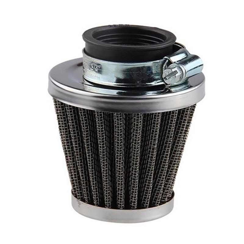 Chic Practical And Safe Motorcycle Accessories Oval Metallic Clamp-on Refit Intake Funnel Air Filter
