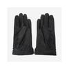 Daks Men S Black Checkline Leather Smartphone Touch gloveS Dcgv0f131