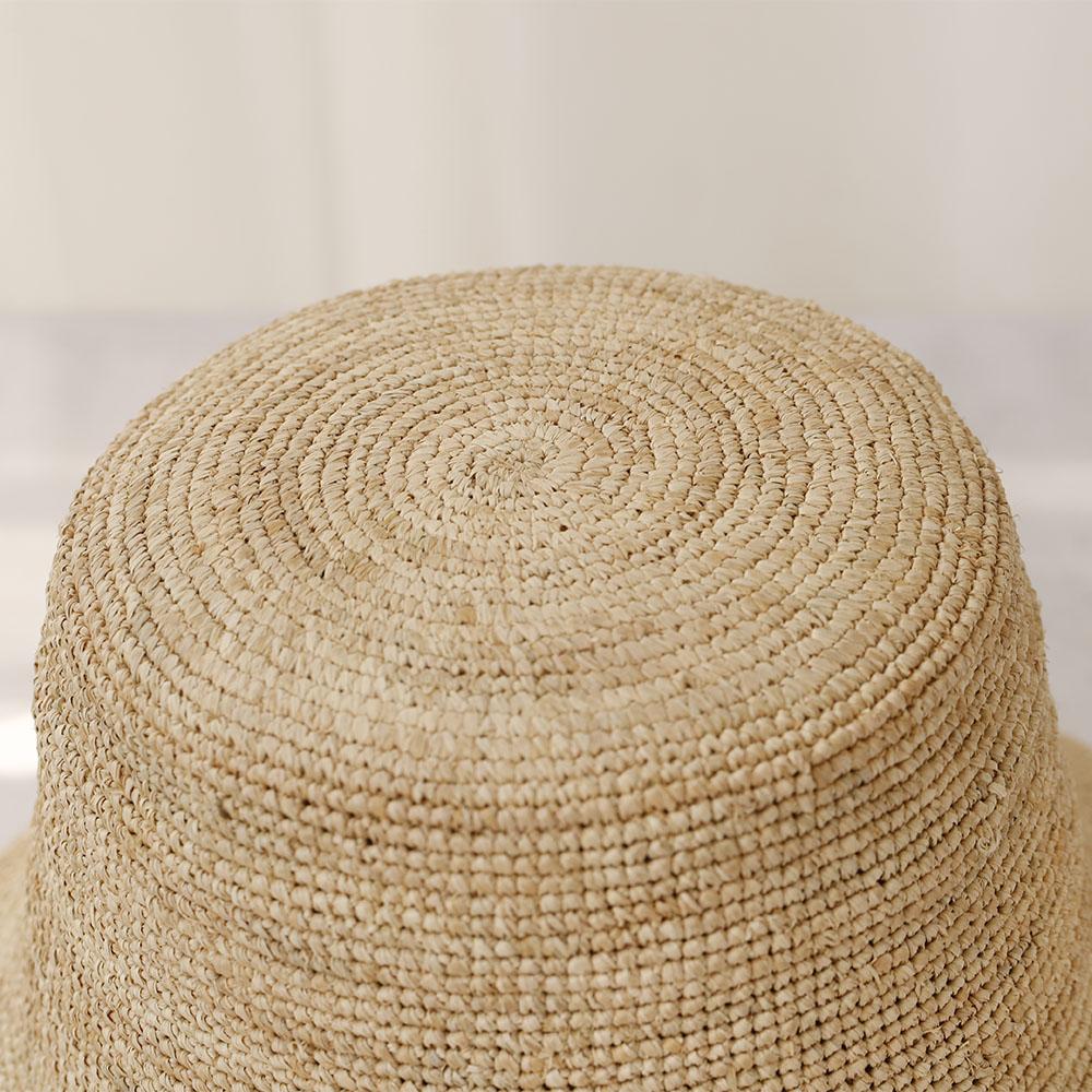 2026 Summer Sun Hat 100%Raffia Hat Sun Visor Women's Summer Handmade Woven Straw Hats Women's Beach Hat