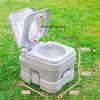 ZISIZ 10L Portable Camping Toilet with Piston Pump Flush