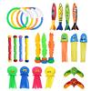 Swimming Diving Toys Children's Fish Dolphin Buoy Pool Treasure Hunt Diving Torpedo Rocket Water Diamond Kids Water Game Toys