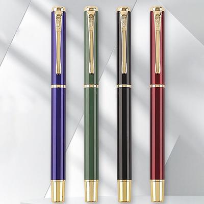 Fine Writing Pen 0.38mm Writing Tools Creative Metal Fountain Pen