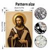 DIY 3D Pearl Diamond Painting Art Set Jesus Religious Portrait Home Decor Art Set Wall Art