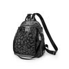 New Large Capacity Women's Backpack Fashion Personality Hot Diamond Leopard Print Trend Outdoor Backpack
