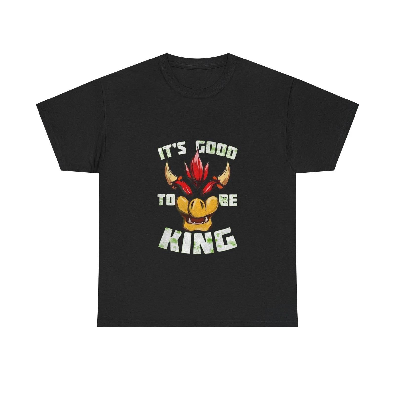 Bow ser King Illustration T-Shirt |  It s Good to Be King  Video Game Shirt S