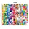 221/302 Color Code Square-Shaped Stickers Labels Stickers Storage Box  Accessories Colorful