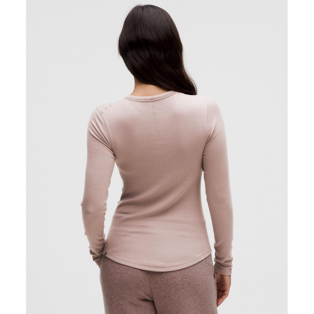 Lululemon Hold Tight Long Sleeve Shirt Ashen Rose