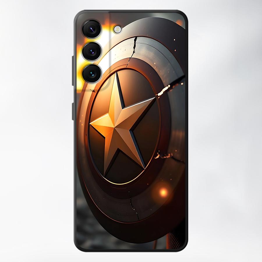 Case for Samsung Galaxy A57 A24 A52 A36 A73 A51 A32 A55 A25 A53 A35 A26 A23 A37 A22 Phone Cover A71 A72 Marvel Captain America