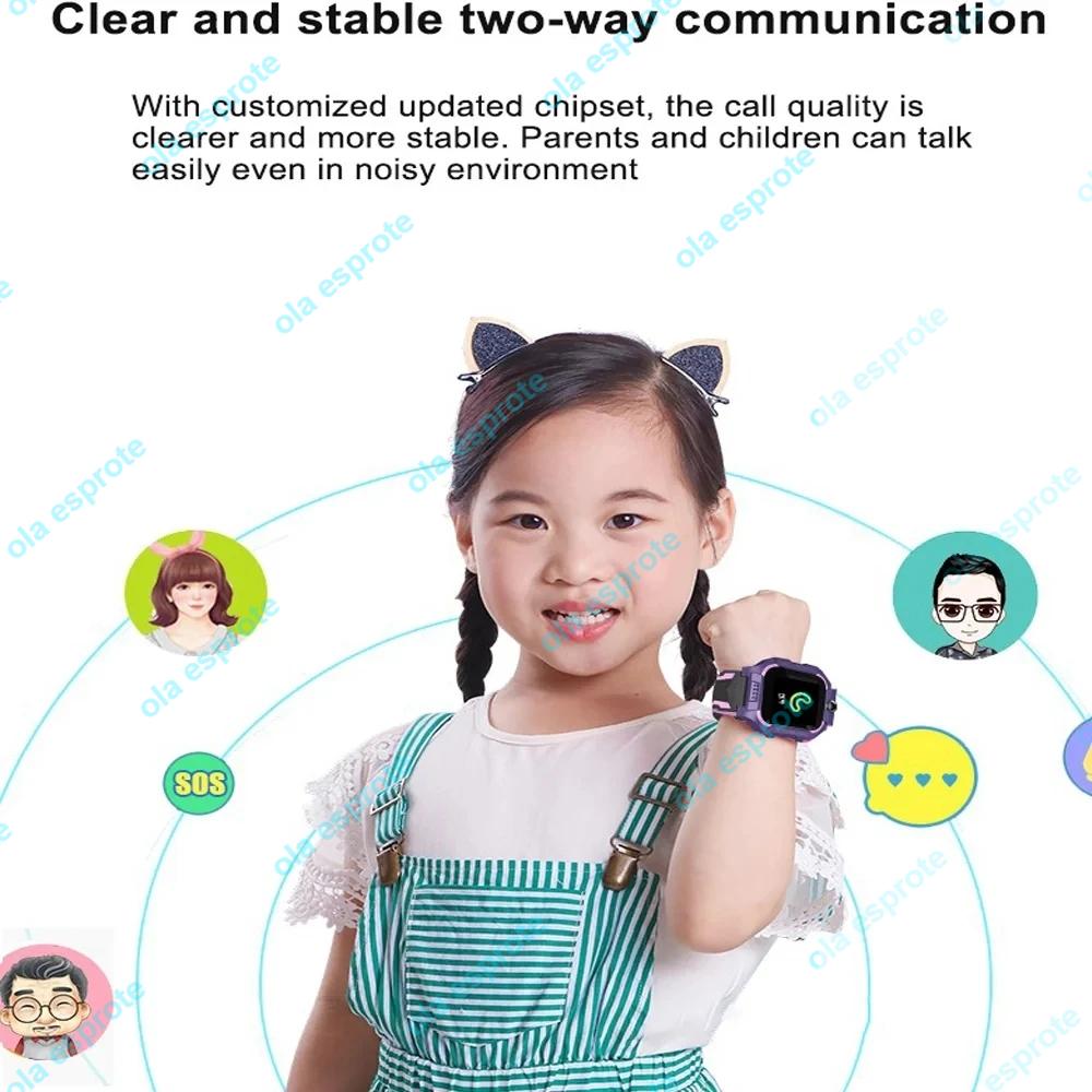New Q19 Kids Smart Watch 2g Sim Card Smartwatch for Children Sos Call Phone Camera Voice Chat Po Boy Girl Gifts Color Screen