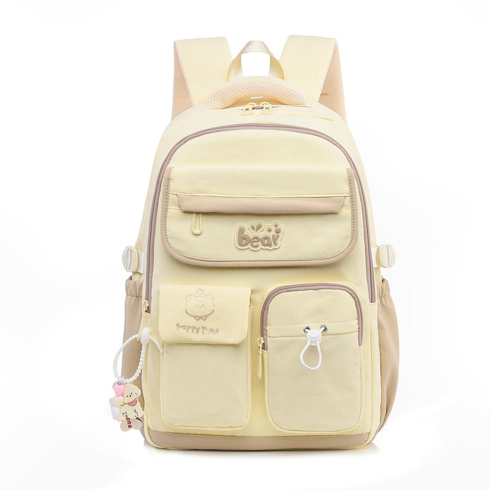 Schoolbag New Schoolbag Female Junior High School High School Large Capacity High Value Student Burden Reduction Light Backpack College Student