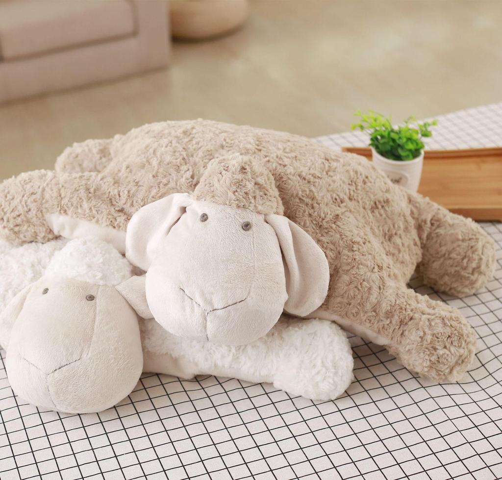 Curly Wool Sheep Plush Toy - Long-legged Lamb Doll