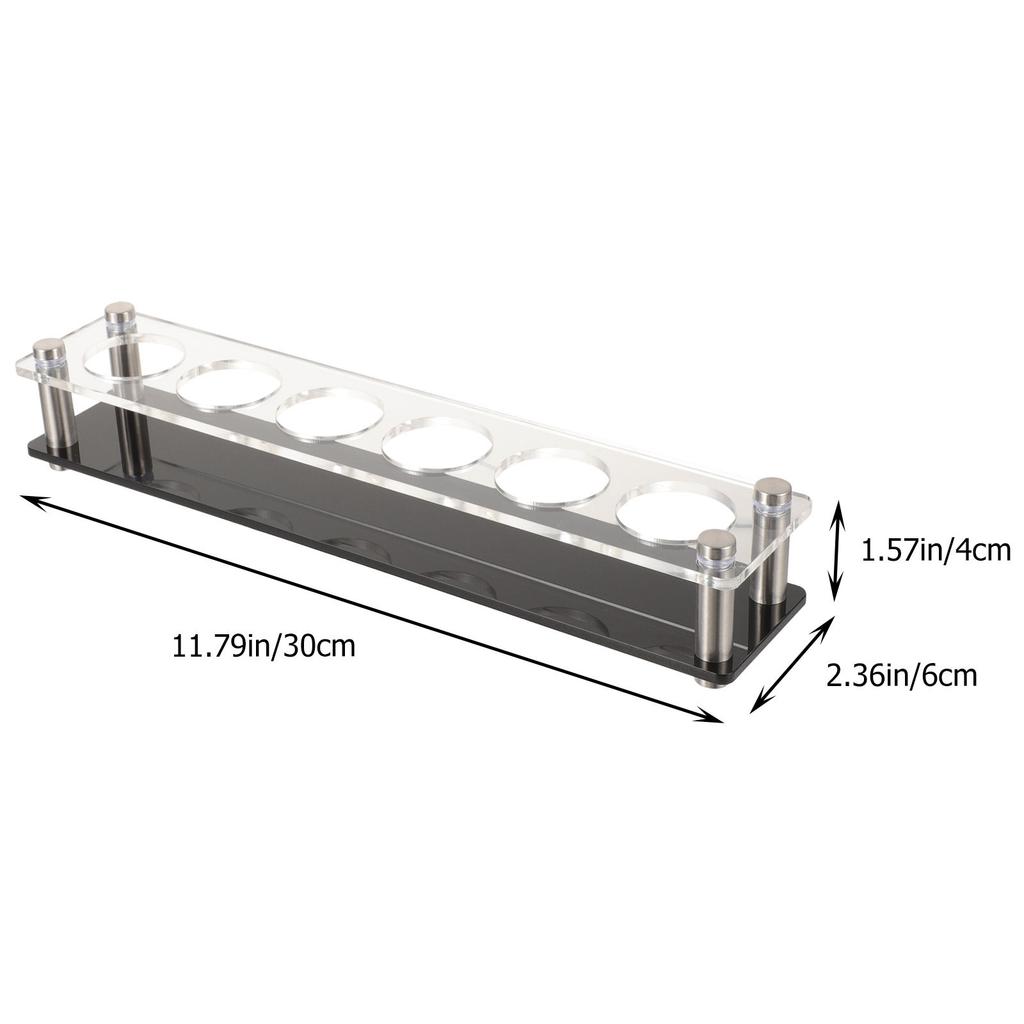 Shot Glasses Holder Tray Acrylic Server Display Stand for Party Bar Cocktail Cups Organizer Rack Base
