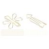 100Pcs Funny Planner Clips Innovative Cute Design Anti Rust Electroplating Process Gold Paper Clips 